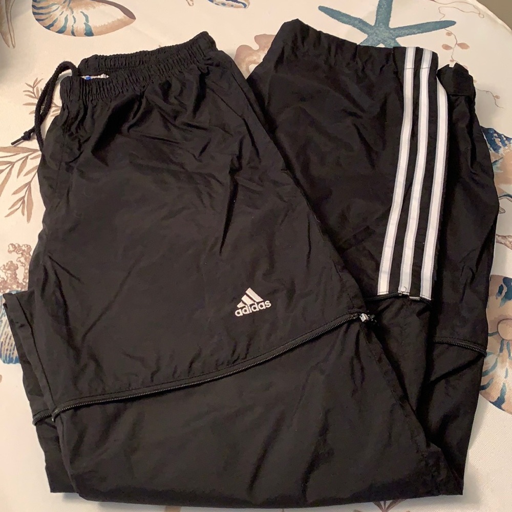 Old School Adidas wind breaker pants & jacket